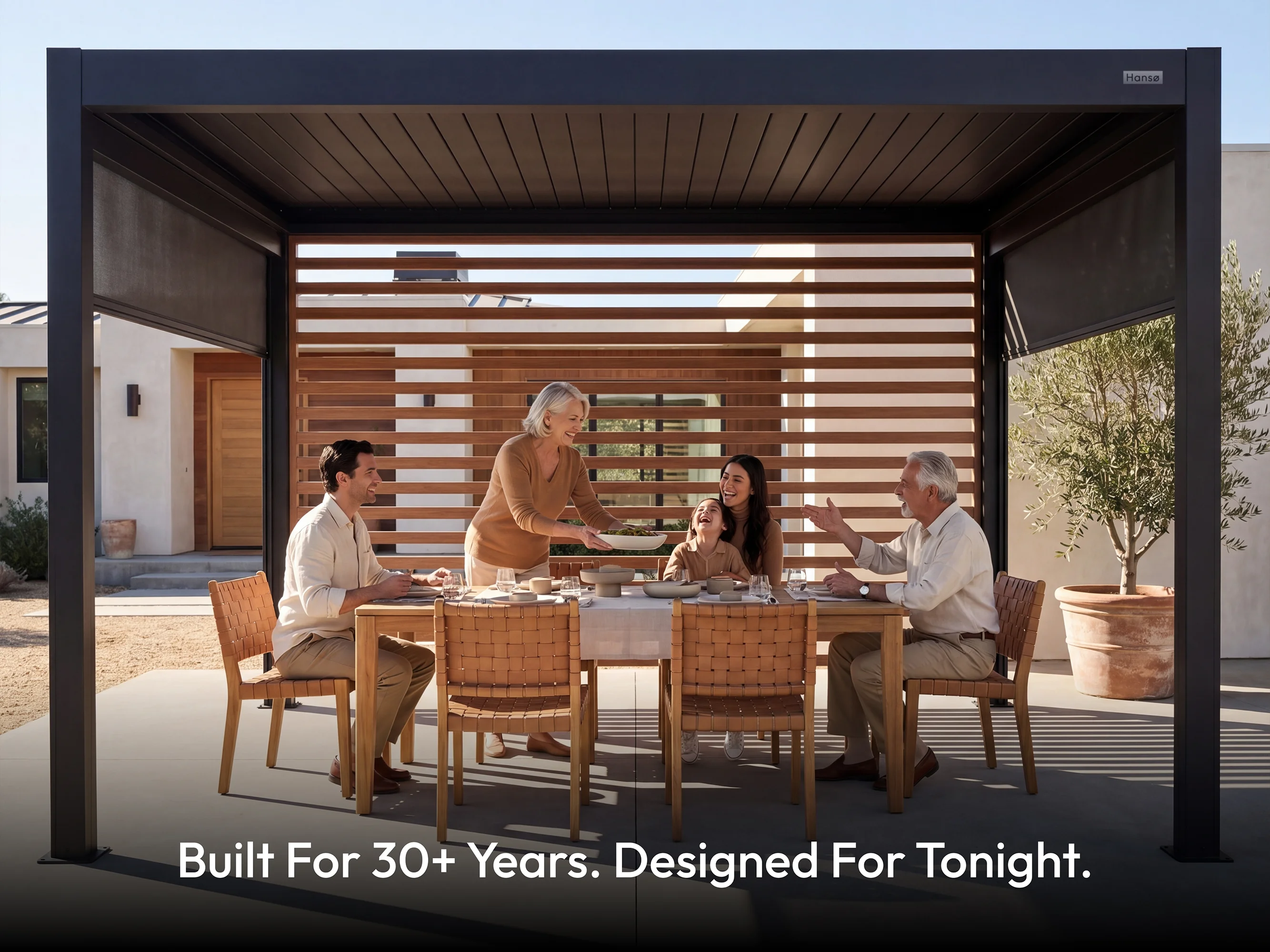 Hansø Aluminum Pergola Kit