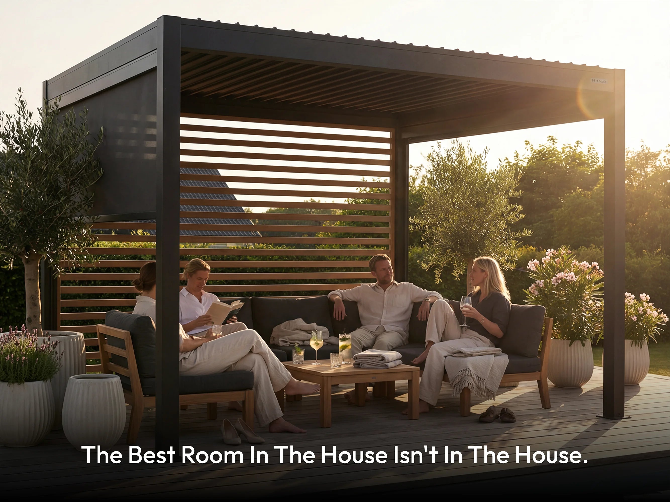 Hansø Aluminum Pergola Kit
