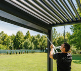 Aluminum pergola