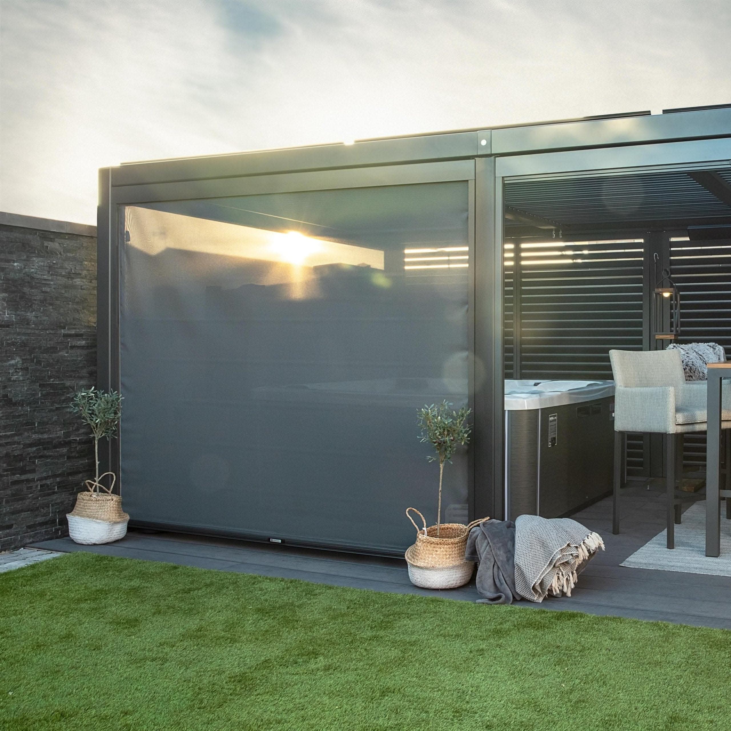 Retractable Pergola Sun Shades for Electric Roof Pergola - Pro+