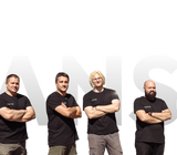 Hanso team members standing together