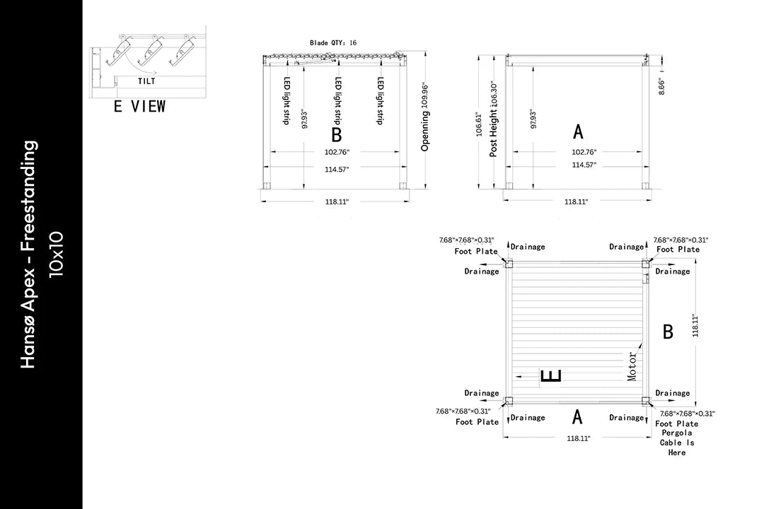 Sizes & Specifications