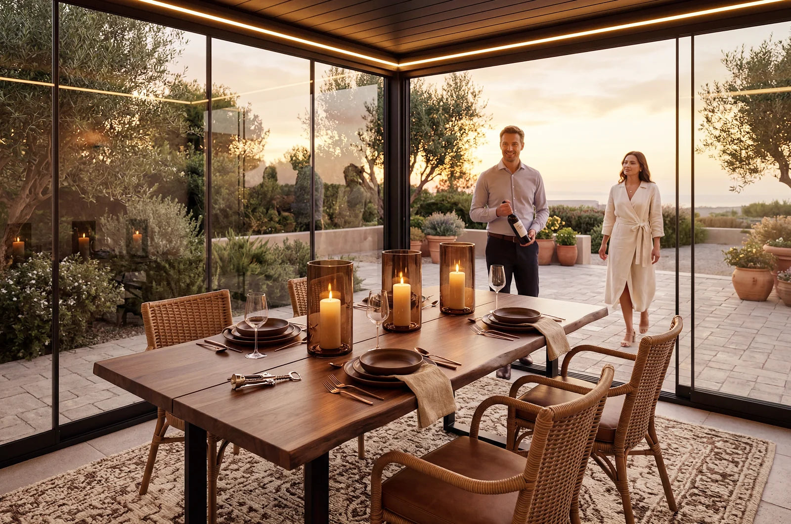 Romantic dinners