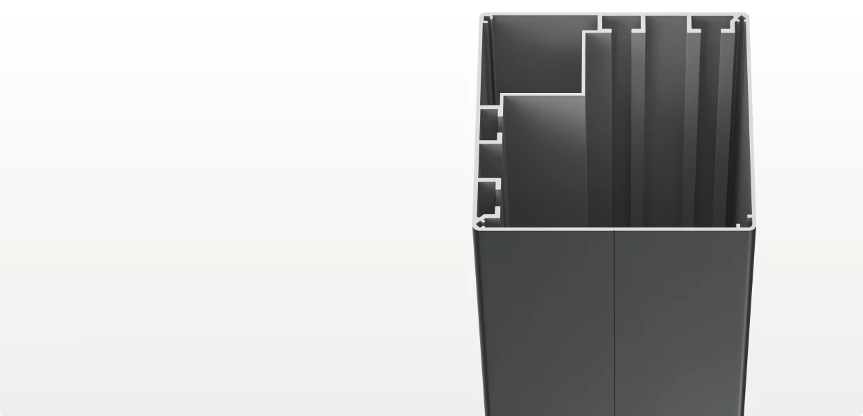 35% More T6 Aluminum. <span>Thicker. Heavier. Wider.</span>