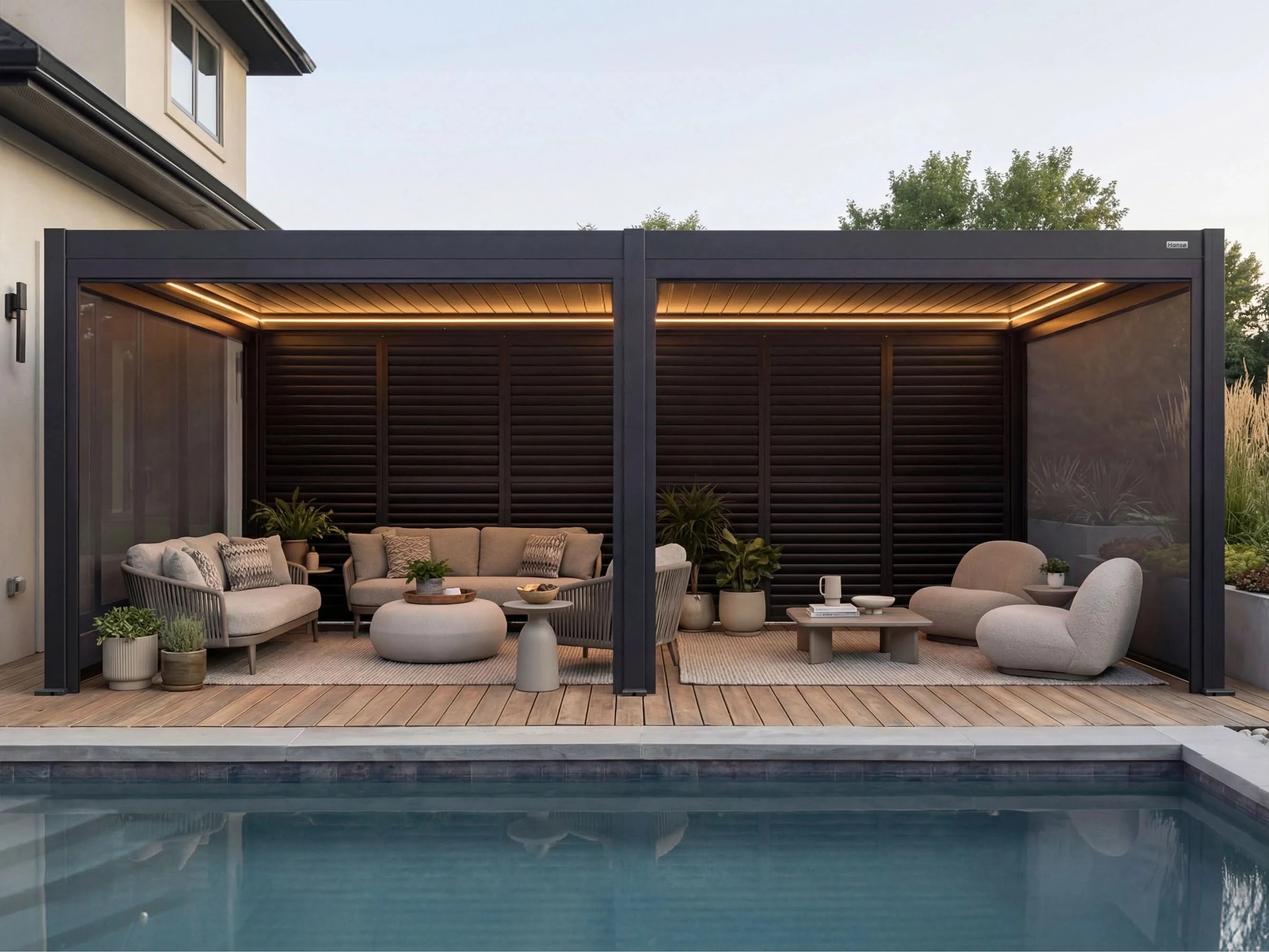 Hansø Horizon Smart Pergola